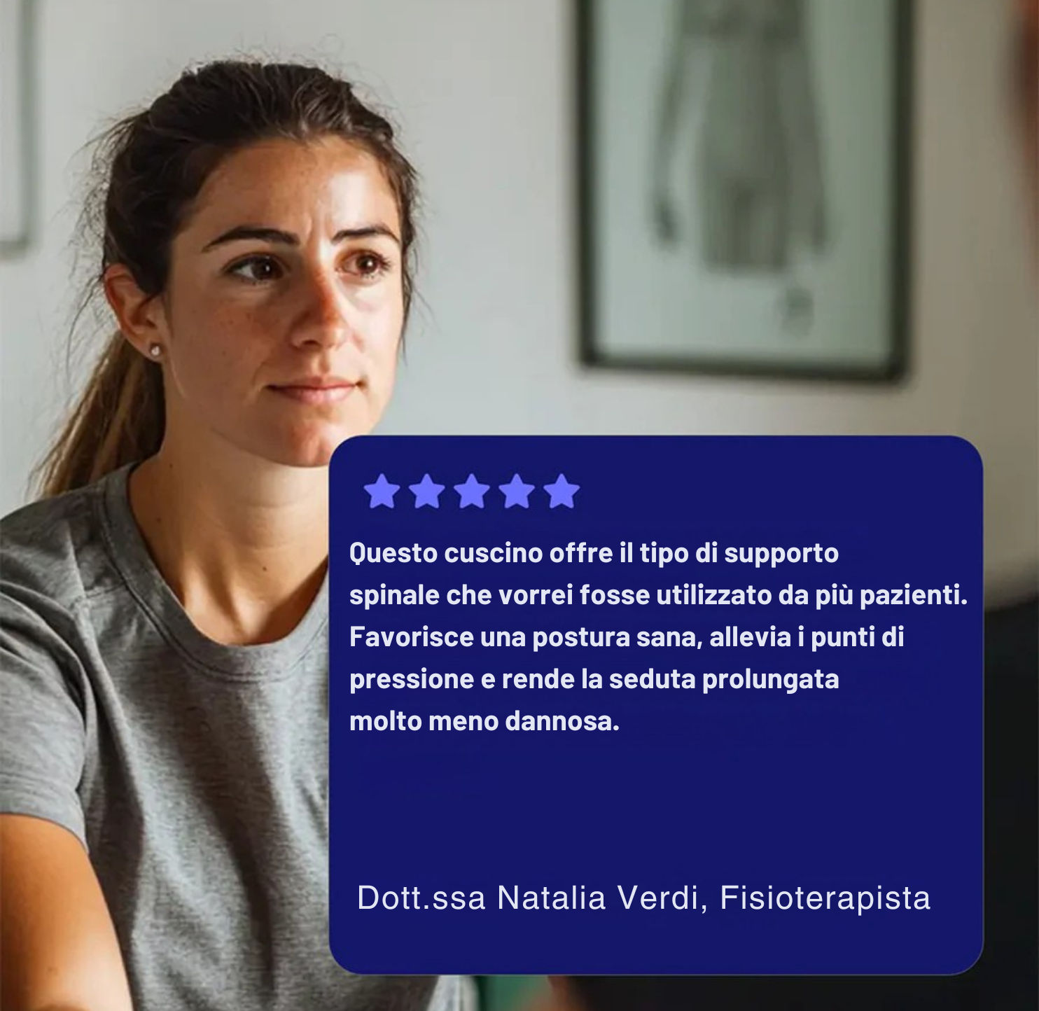 OrthoSupport ™ – Cuscino Posturale da Ufficio