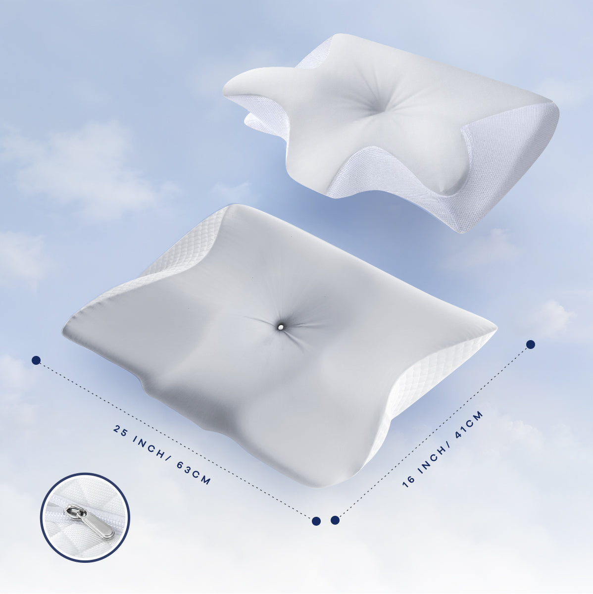 Federa Rinfrescante in Ice Silk per OrthoSleep™
