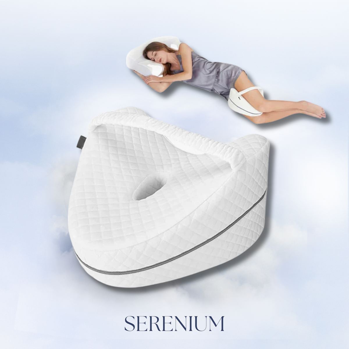 Cuscino Cervicale Orthosleep Serenium In Memory Foam – 62x37 Cm, 8-12 Cm, Federa Lavabile Per Tutte Le Posizioni