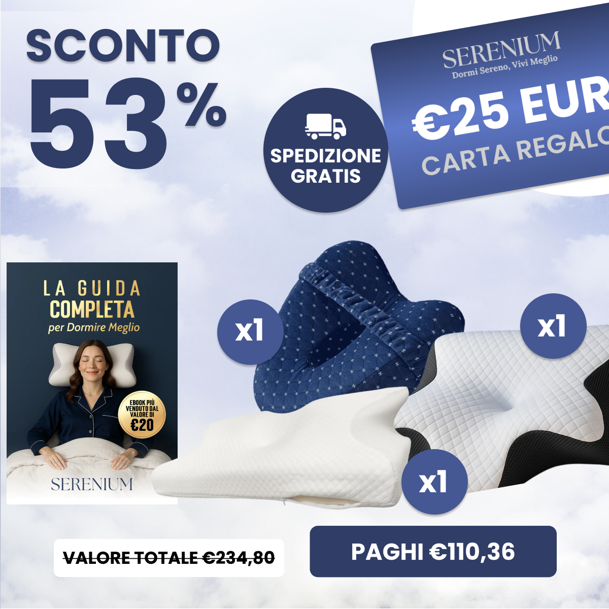 Kit Completo per Chi Dorme di Lato