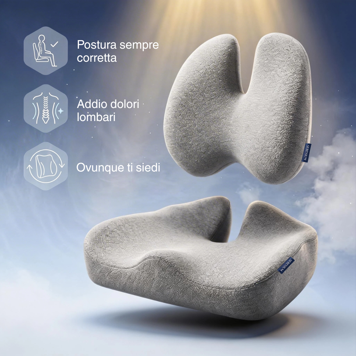 OrthoSupport - Cuscino Ergonomico per Sedia
