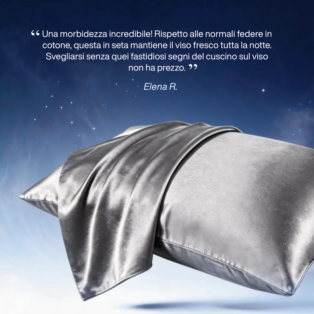 Federa in Seta per Capelli e Pelle (2 Pezzi)