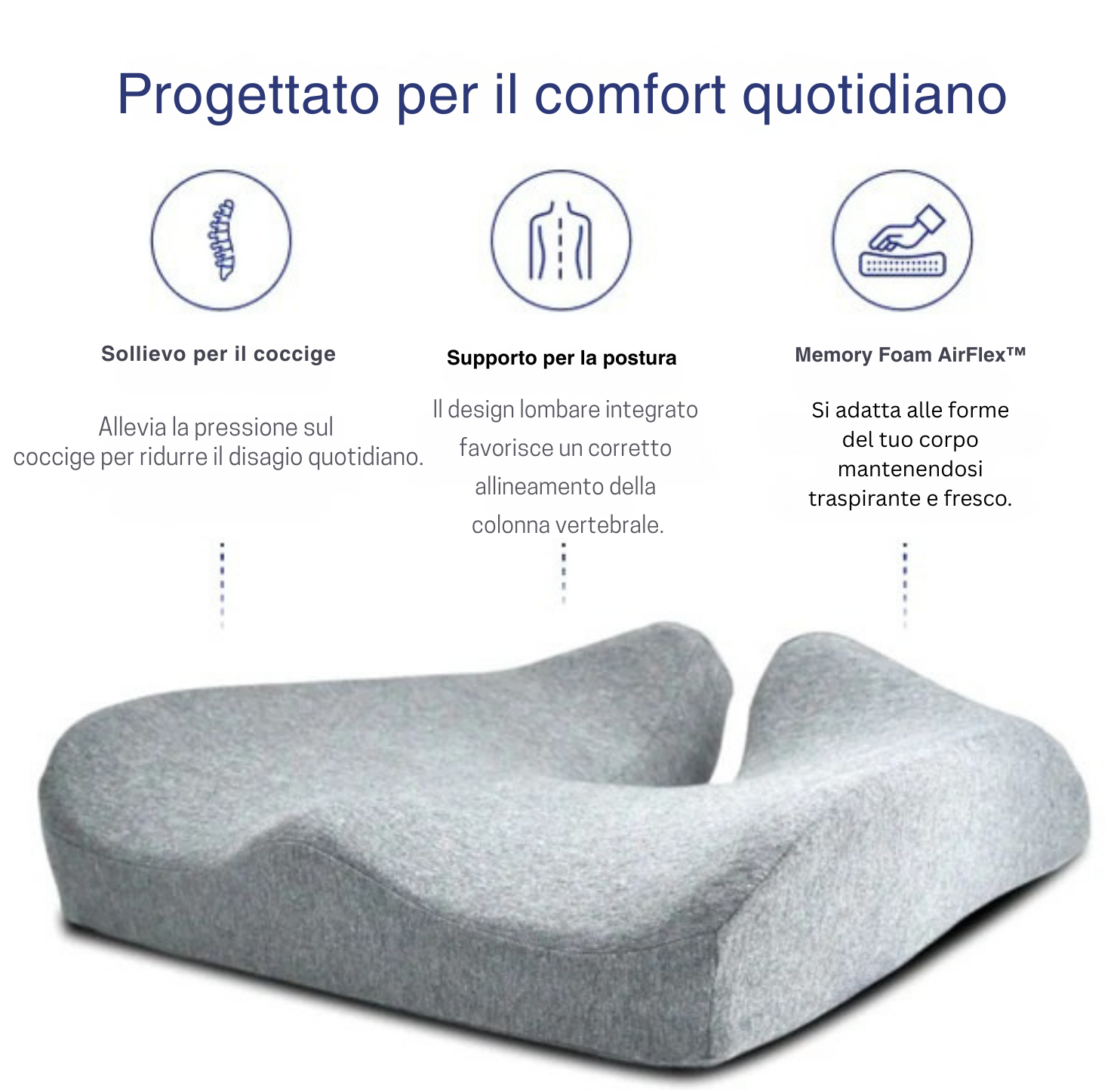 Cuscino Imbottito Per Sedia BUYUE Good Support In Velluto Morbido - Antiscivolo, 41x40 Cm - Arancione - Per Ufficio, Cucina E Casa