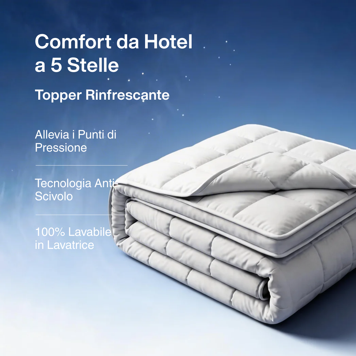 OrthoCloud™ – Topper Rinfrescante per Materasso